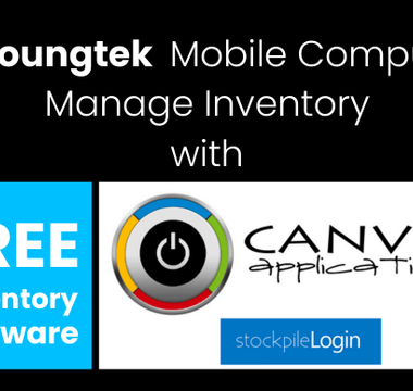 Use Free Inventory Software Stockpile CANVUSAPPS work with Rayoungtek Mobile Computers