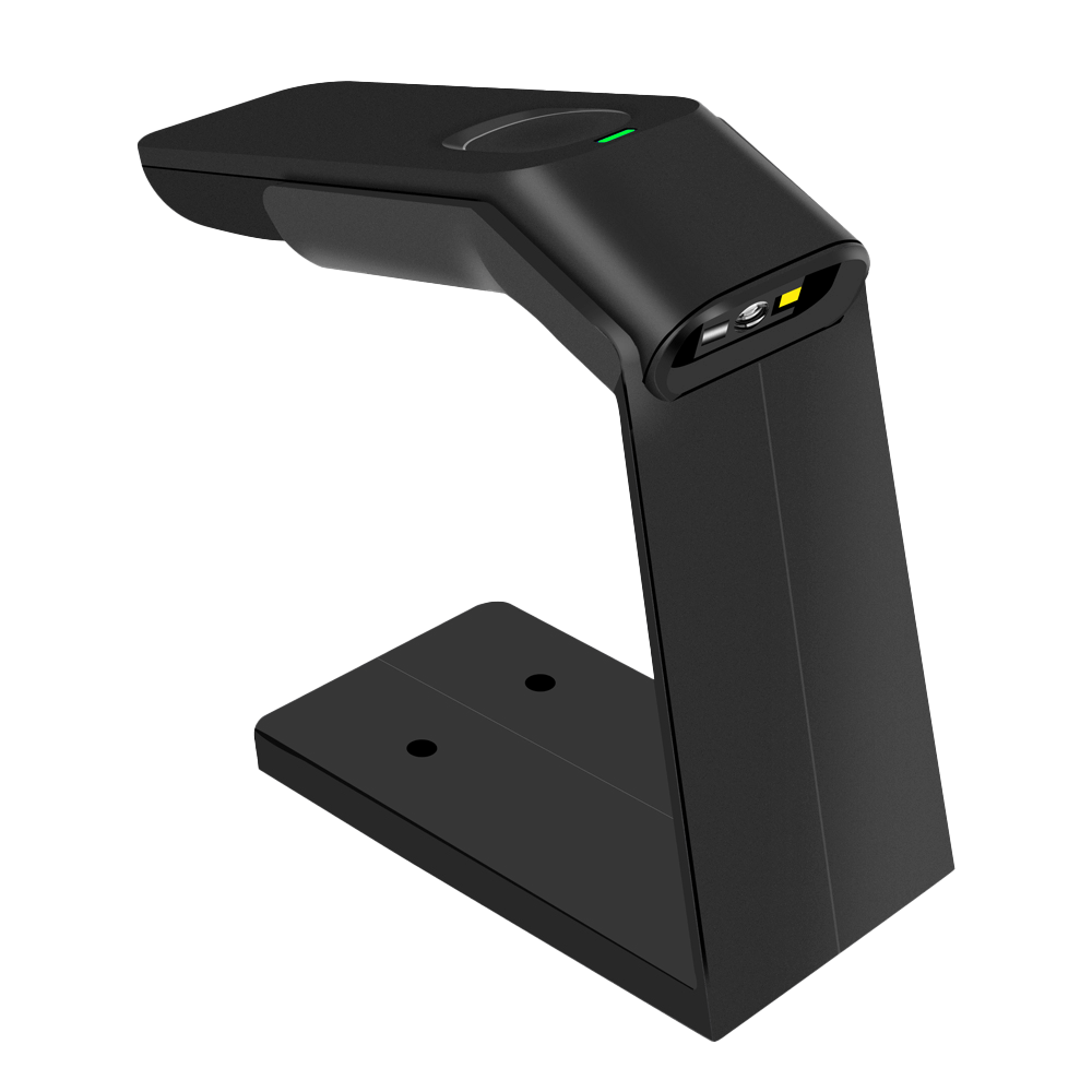 S2 Wireless 2D/1D Barcode Scanner with Stand Automatic Scanning Mode ...
